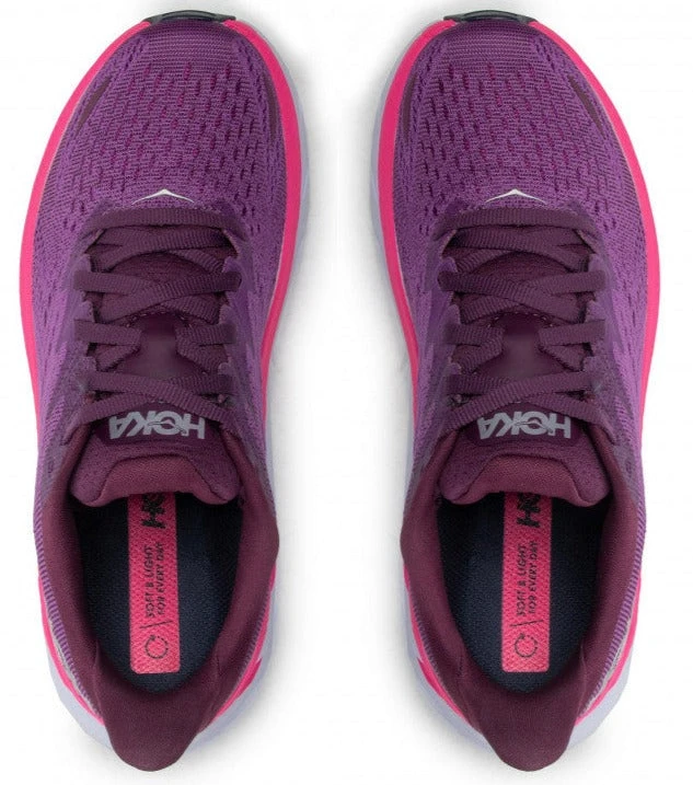 HOKA Women's Clifton 8 - Grape Wine/Beautyberry (1119394-GWBY) 3 HOKA Women's Clifton 8 - Grape Wine/Beautyberry (1119394-GWBY) - Image 3