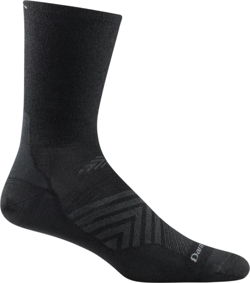 Darn Tough Men's Stride Micro Crew Ultra-Light Running Sock - Black (1035-BLACK)