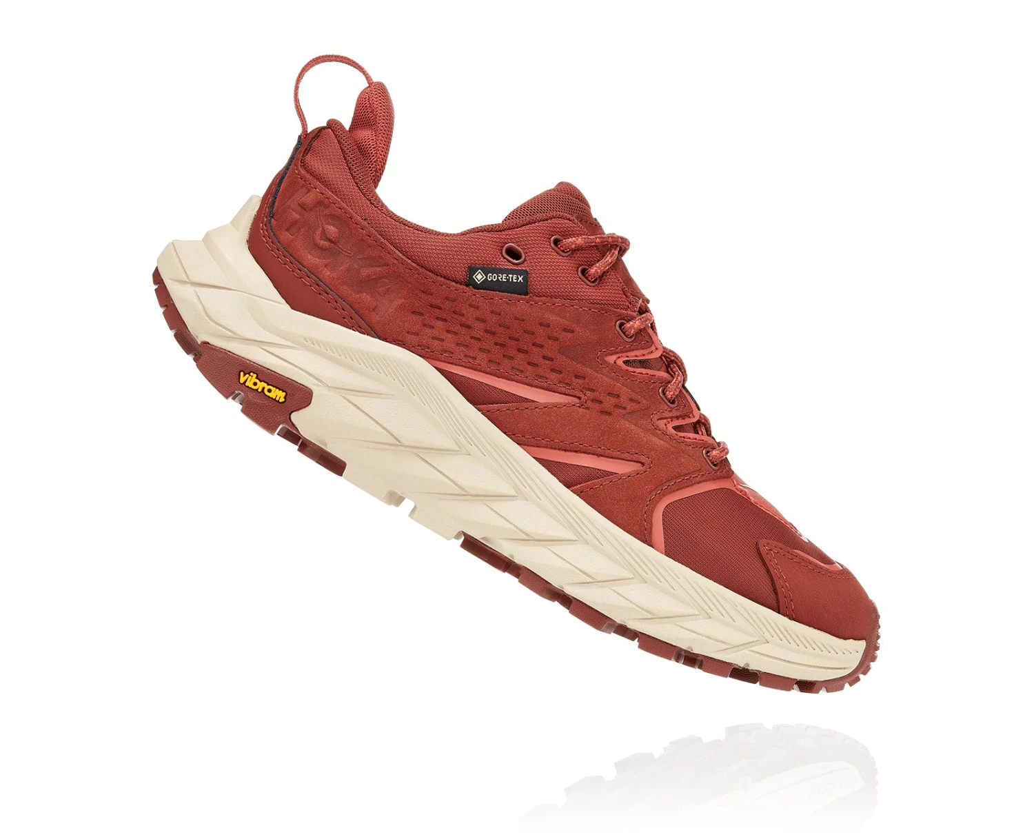 Hoka One One Women's Anacapa Low GTX - Cherry Mahogany/Hot Sauce (1119373-CMHS) 2 Hoka One One Women's Anacapa Low GTX - Cherry Mahogany/Hot Sauce (1119373-CMHS) - Image 2