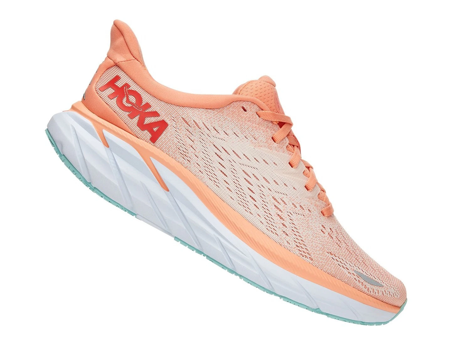 HOKA Women's Clifton 8 - Cantaloupe/Silver Peony (1119394-CSPY) 2 HOKA Women's Clifton 8 - Cantaloupe/Silver Peony (1119394-CSPY) - Image 2