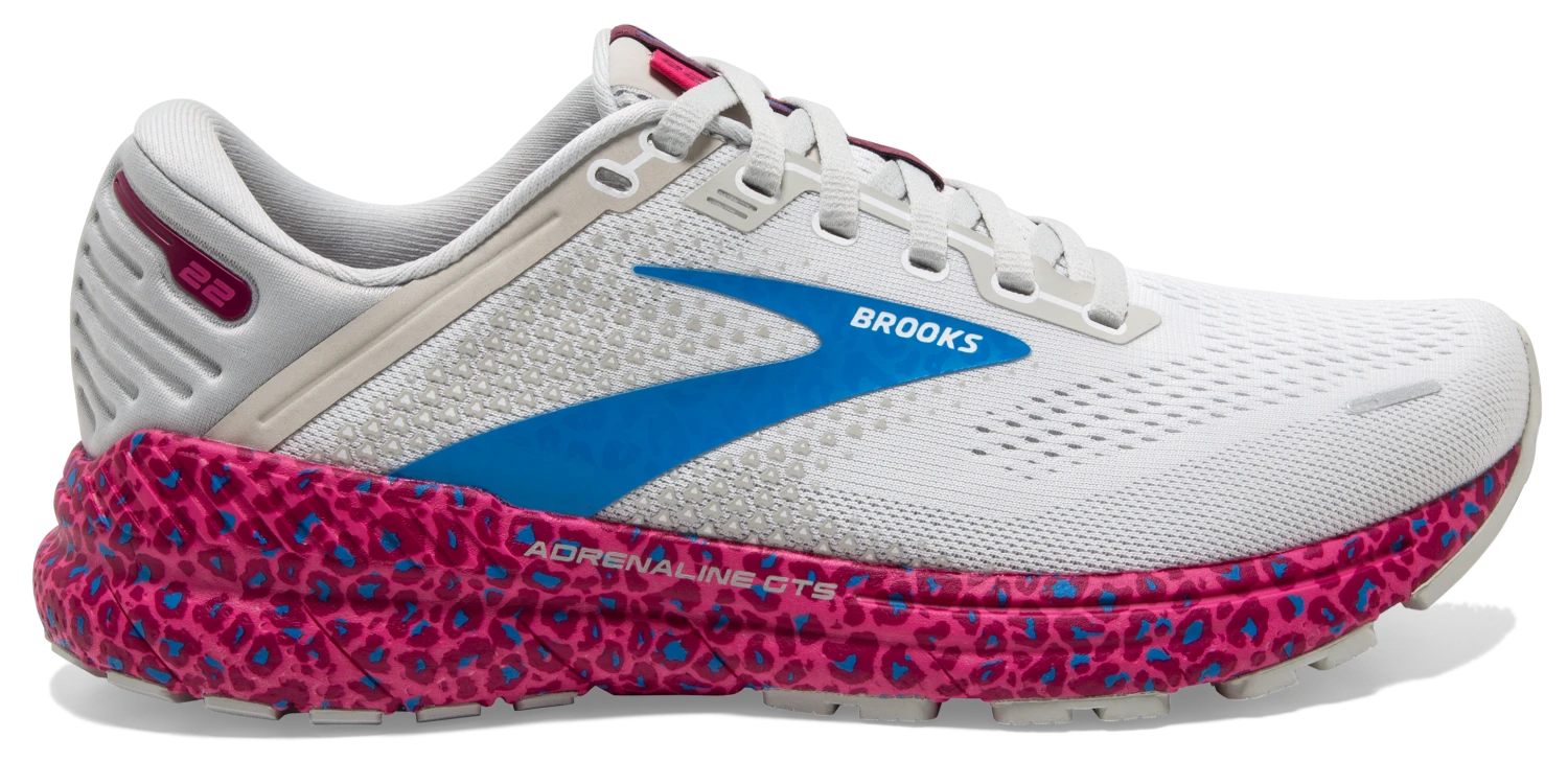 Brooks Women's Adrenaline GTS 22 - White/Oyster/Brilliant (1203531B160) 1 Brooks Women's Adrenaline GTS 22 - White/Oyster/Brilliant (1203531B160)