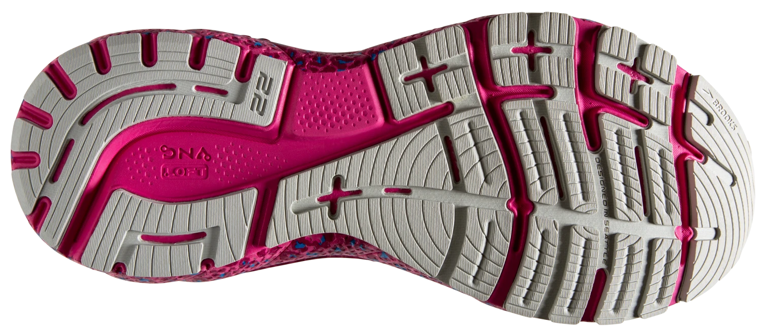Brooks Women's Adrenaline GTS 22 - White/Oyster/Brilliant (1203531B160) 6 Brooks Women's Adrenaline GTS 22 - White/Oyster/Brilliant (1203531B160) - Image 6