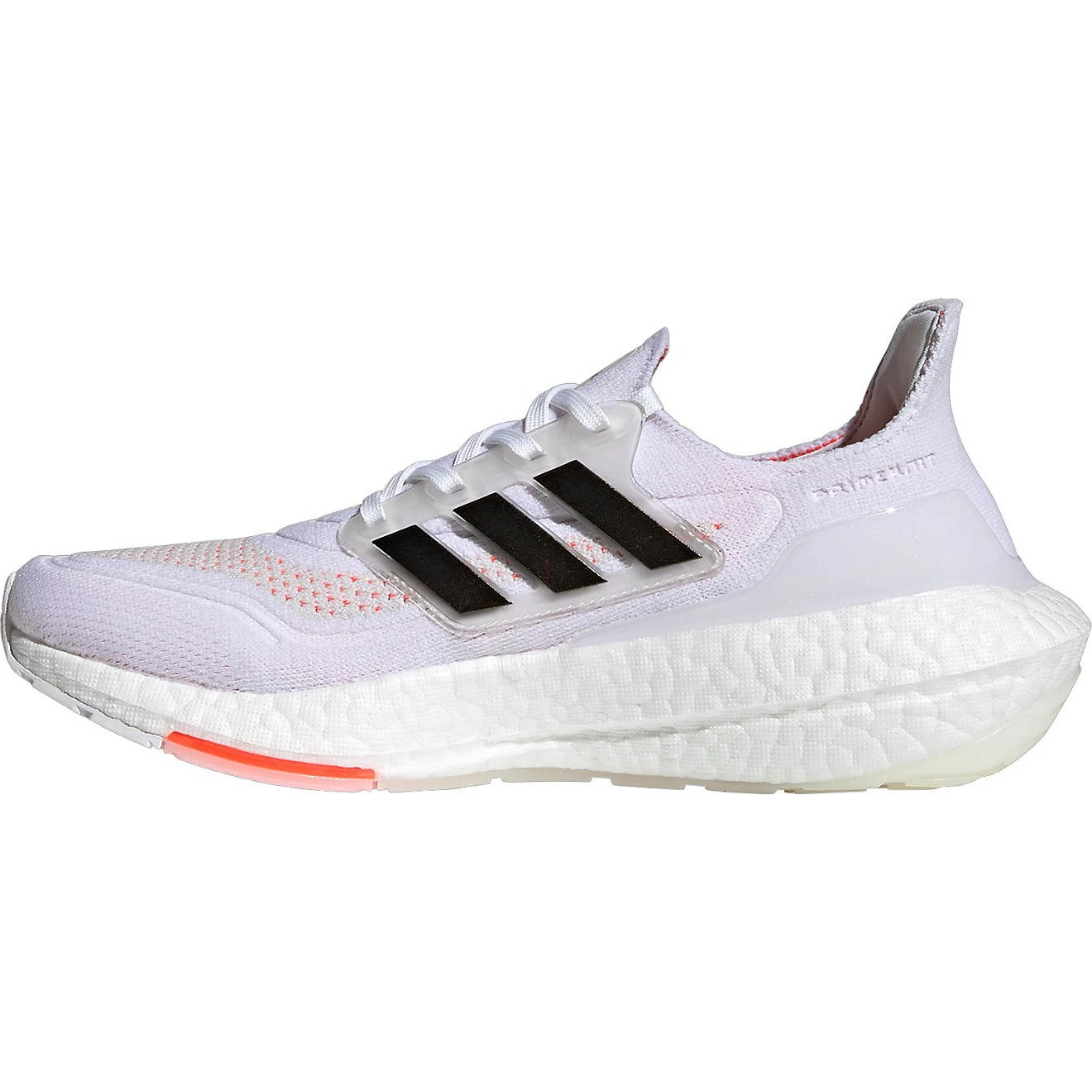Adidas Women's UltraBoost 21 - White/Black/Solar Red (S23840) 2 Adidas Women's UltraBoost 21 - White/Black/Solar Red (S23840) - Image 2
