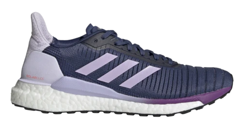 Adidas Women's Solar Glide 19 - Tech Indigo/Cloud White/Purple Tint (EE4333)
