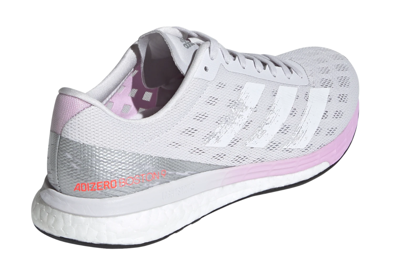 Adidas Women's Adizero Boston 9 - Dash Grey/Footwear White/Clear Lilac (FW2213) 3 Adidas Women's Adizero Boston 9 - Dash Grey/Footwear White/Clear Lilac (FW2213) - Image 3
