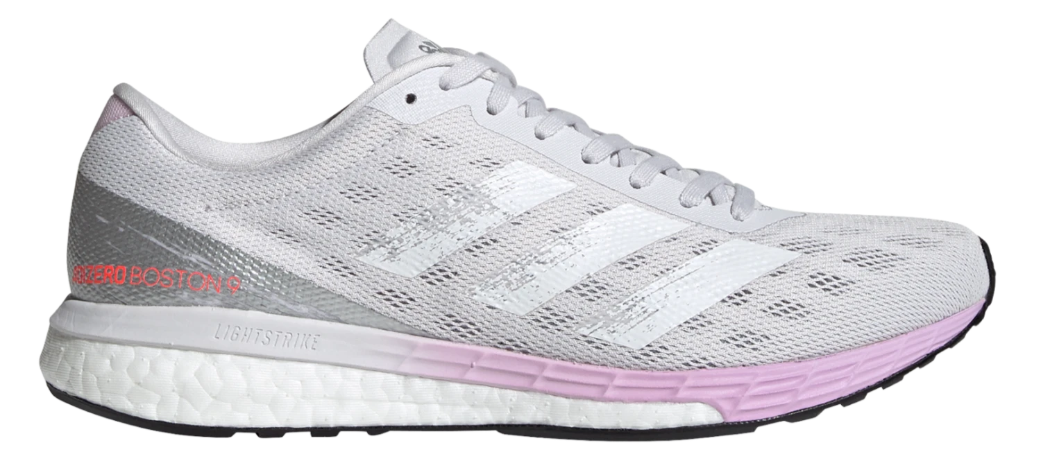 Adidas Women's Adizero Boston 9 - Dash Grey/Footwear White/Clear Lilac (FW2213) 1 Adidas Women's Adizero Boston 9 - Dash Grey/Footwear White/Clear Lilac (FW2213)