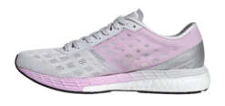 Adidas Women's Adizero Boston 9 - Dash Grey/Footwear White/Clear Lilac (FW2213) 10 Adidas Women's Adizero Boston 9 - Dash Grey/Footwear White/Clear Lilac (FW2213) -Sneaker Store FW2213 FTW photo side medial center transparent