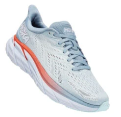 HOKA Women's Clifton 8 Wide (D) 9 HOKA Women's Clifton 8 Wide (D) -Sneaker Store HOKAWomensClifton8Wide BlueFogPleinAir 2