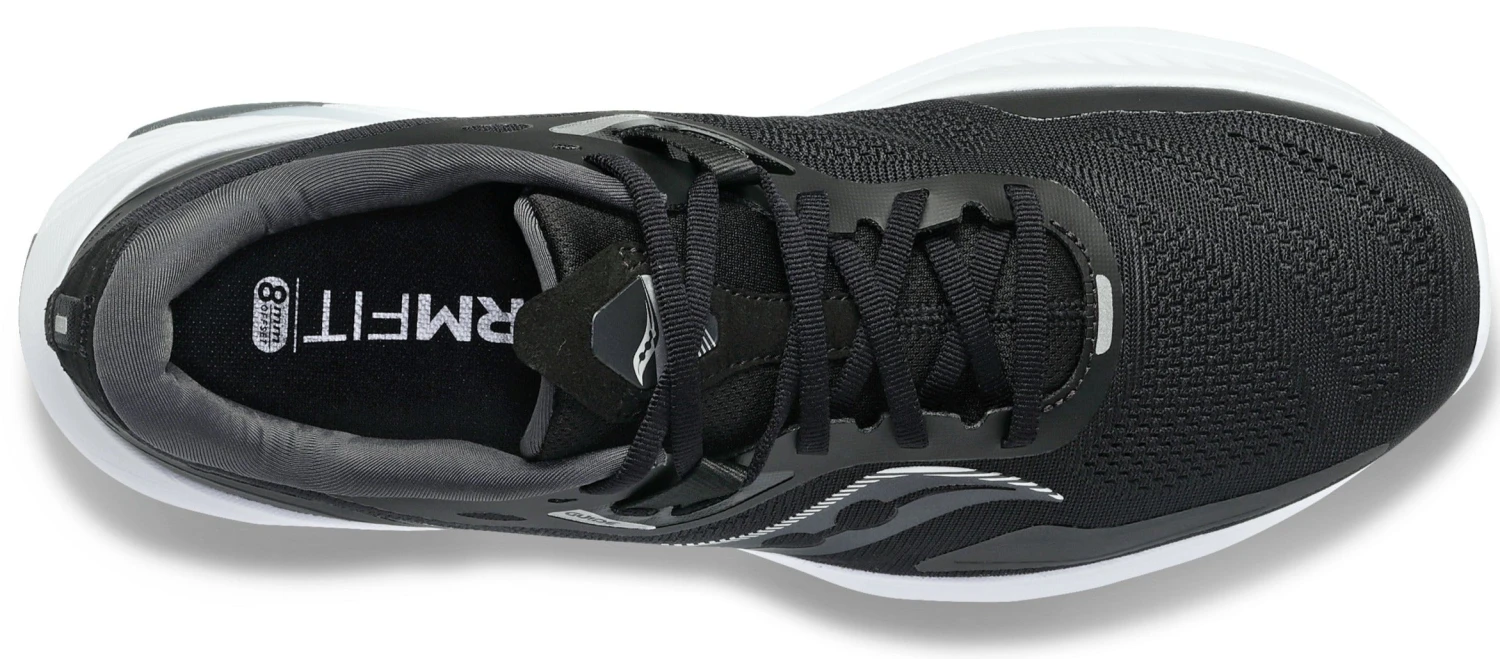 Saucony Women's Guide 15 Wide (D) - Black/White (S10685-05) 4 Saucony Women's Guide 15 Wide (D) - Black/White (S10685-05) - Image 4