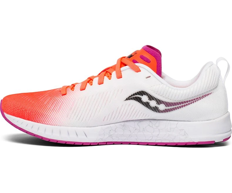 Saucony Women's Fastwitch 9 - ViziRED/White (S19053-1) 2 Saucony Women's Fastwitch 9 - ViziRED/White (S19053-1) - Image 2