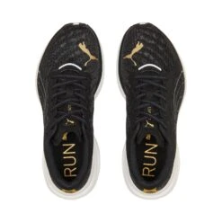 PUMA Women's Deviate Nitro 2 10 PUMA Women's Deviate Nitro 2 -Sneaker Store puma womens deviatenitro two running shoe black gold 8