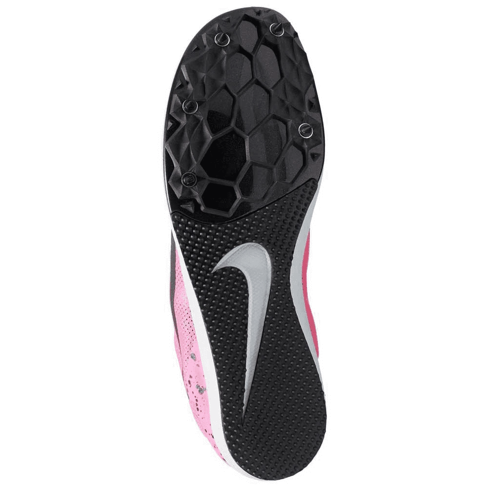 Nike Women's Nike Zoom Rival D 10 Track Spike - Pink Blast/Black/Pure Platinum (907567-602) 2 Nike Women's Nike Zoom Rival D 10 Track Spike - Pink Blast/Black/Pure Platinum (907567-602) - Image 2