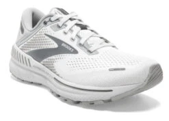Brooks Women's Adrenaline GTS 22 - White/Oyster/Primer Grey (1203531B134) 5 Brooks Women's Adrenaline GTS 22 - White/Oyster/Primer Grey (1203531B134) -Sneaker Store www brooksrunning com 120353 134 o adrenaline gts 22 womens cushion running shoe 1