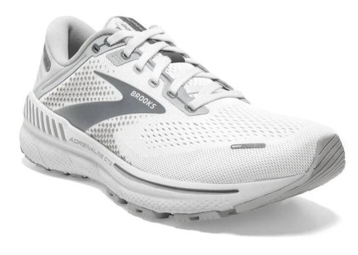 Brooks Women's Adrenaline GTS 22 - White/Oyster/Primer Grey (1203531B134) 3 Brooks Women's Adrenaline GTS 22 - White/Oyster/Primer Grey (1203531B134) - Image 3