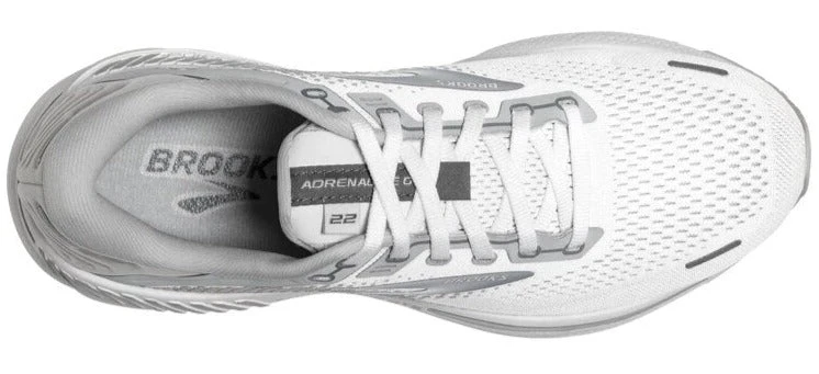 Brooks Women's Adrenaline GTS 22 - White/Oyster/Primer Grey (1203531B134) 2 Brooks Women's Adrenaline GTS 22 - White/Oyster/Primer Grey (1203531B134) - Image 2