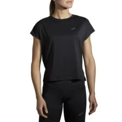 Brooks Women's Sprint Free Short Sleeve (221534) 6 Brooks Women's Sprint Free Short Sleeve (221534) -Sneaker Store www brooksrunning com 221534 001 mb sprint free womens short sleeve running shirt 1